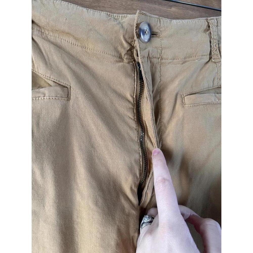 Anthropologie Maeve The Colette Linen Blend Full Length Wide-Leg Pants Size 32 - Picture 3 of 12